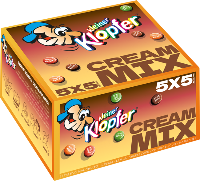 Kleiner Klopfer Cream Mix - 25 x 0,02 l