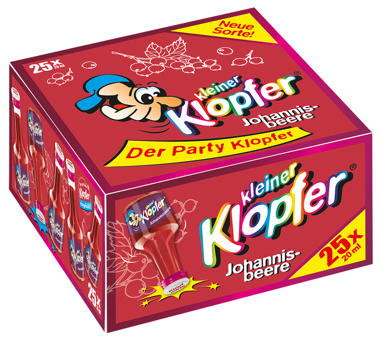 Kleiner Klopfer Johannisbeere - 25 x 0,02 l