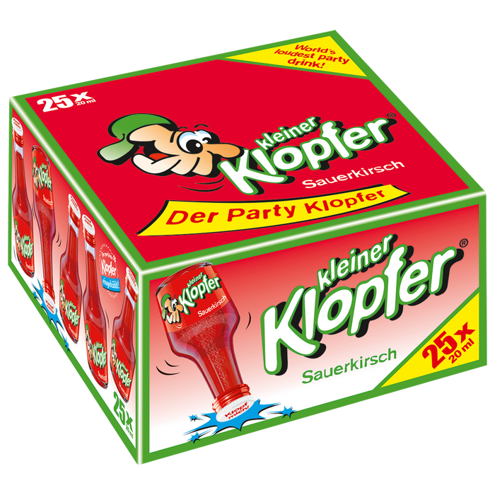 Kleiner Klopfer Sauerkirsch - 25 x 0,02 l